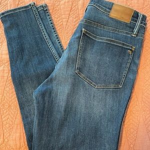 Madewell 10 inch High Rise Skinny jeans